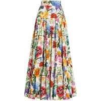 Fuste Dolce & Gabbana White Cotton Skirt Femei