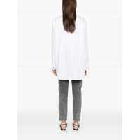 Imbracaminte MOSCHINO JEANS Dama - Camasi MOSCHINO JEANS Moschino Jeans Logo Print Shirt WHITE Femei (BM 17027922) - B-mall.ro