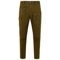 Pantaloni DSQUARED2 Olive Cotton Blend Cargo Trousers Barbati