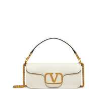 Genti de umar Valentino Garavani Locò Leather Shoulder Bag Femei