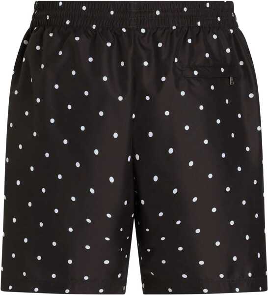 Bermude Dolce & Gabbana Polka Dot Print Swimsuit BLACK Barbati (BM 17031052) 2