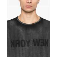 Tricouri HELMUT LANG pentru Barbati - Tricouri HELMUT LANG Garment-Dyed New York T-Shirt BLACK Barbati (BM 17031214) - B-mall.ro