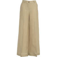 Pantaloni eleganti Wide leg pants in linen Femei