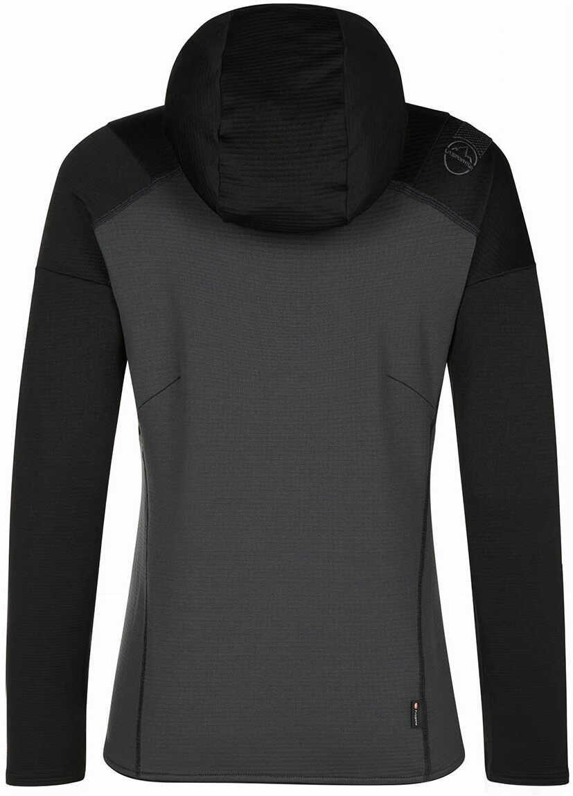 Hanorace La Sportiva Upendo Hoody W Carbon/Cherry Tomato Black Femei (BM 17031955) 2