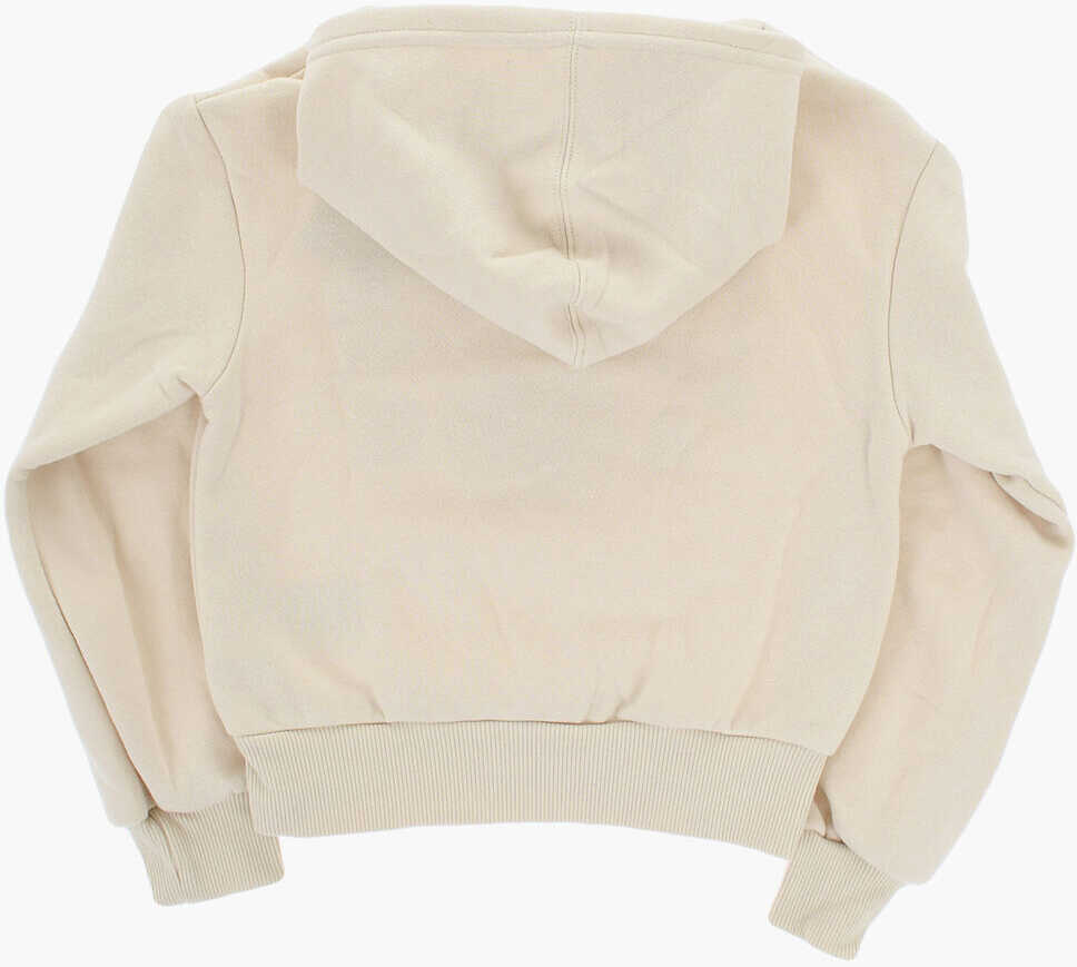 Bluze de trening Converse All Star Chuck Taylor Printed Fleeced Cotton Hoodie Beige Baieti (BM 17031961) 3