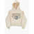 Converse All Star Chuck Taylor Printed Fleeced Cotton Hoodie Beige
