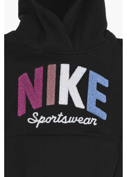 Bluze de trening Nike Cotton Blend Hoodie With Terry-Cotton Logo Black Baieti (BM 17031964) 2