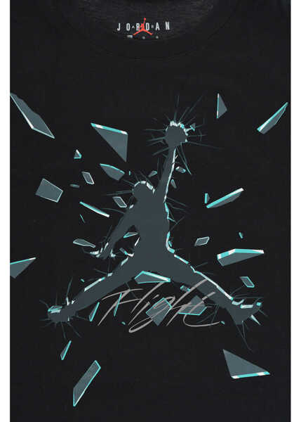 Tricouri Nike Air Jordan Printed Crewneck T-Shirt Black Baieti (BM 17031970) 2