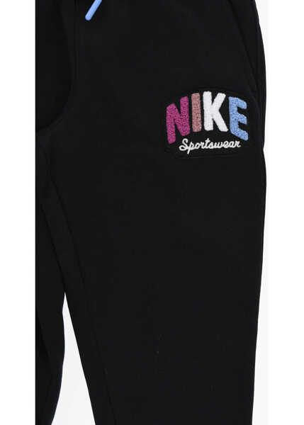 Pantaloni de trening Nike Fleeced Cotton Cargo Joggers With Embossed Logo Black Fete (BM 17031973) 2