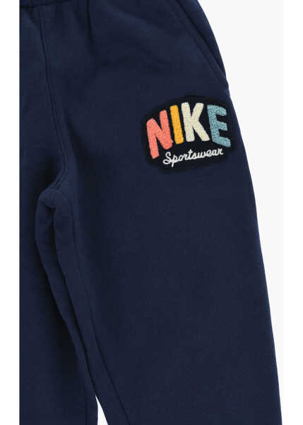 Pantaloni de trening Nike Fleeced Cotton Cargo Joggers With Embossed Logo Blue Fete (BM 17031976) 2
