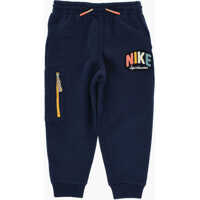Pantaloni de trening Fleeced Cotton Cargo Joggers With Embossed Logo Fete