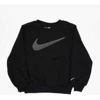 Bluze de trening Fleeced-Cotton Crew-Neck Sweatshirt With Frontal Logo Baieti