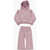 Nike Velvet Hoodie And Pants Set With All-Over Logo Pink