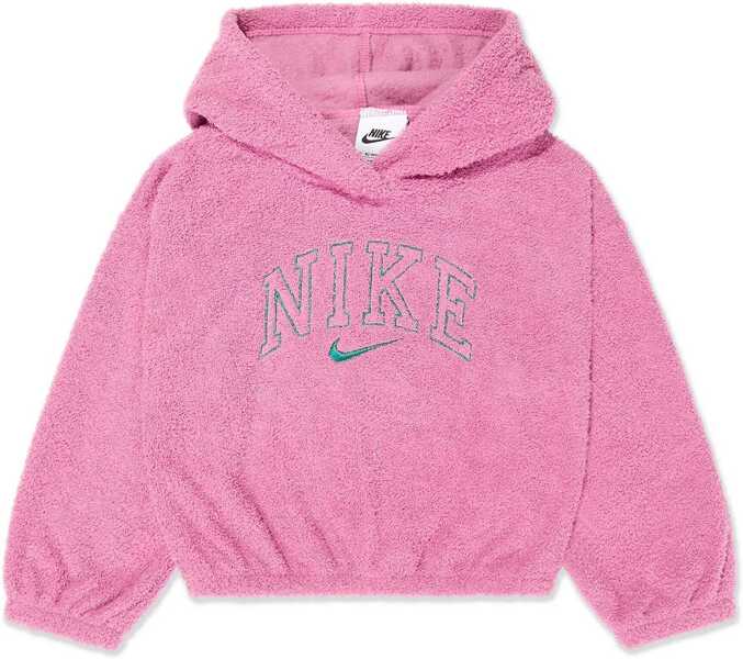 Bluze de trening Nike Terry-Cotton Swoosh Spirit Hoodie And Joggers Set With Golde Pink Baieti (BM 17031991) 2