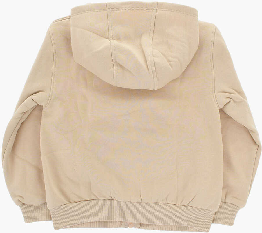 Bluze de trening Nike Solid Color Fleeced-Cotton Joggers And Hoodie Set Beige Baieti (BM 17031994) 4