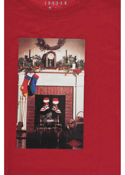 Tricouri Nike Air Jordan Printed Crewneck T-Shirt Red Baieti (BM 17032000) 2