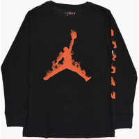 Tricouri Air Jordan Long Sleeved Crew-Neck T-Shirt With Front Print Baieti