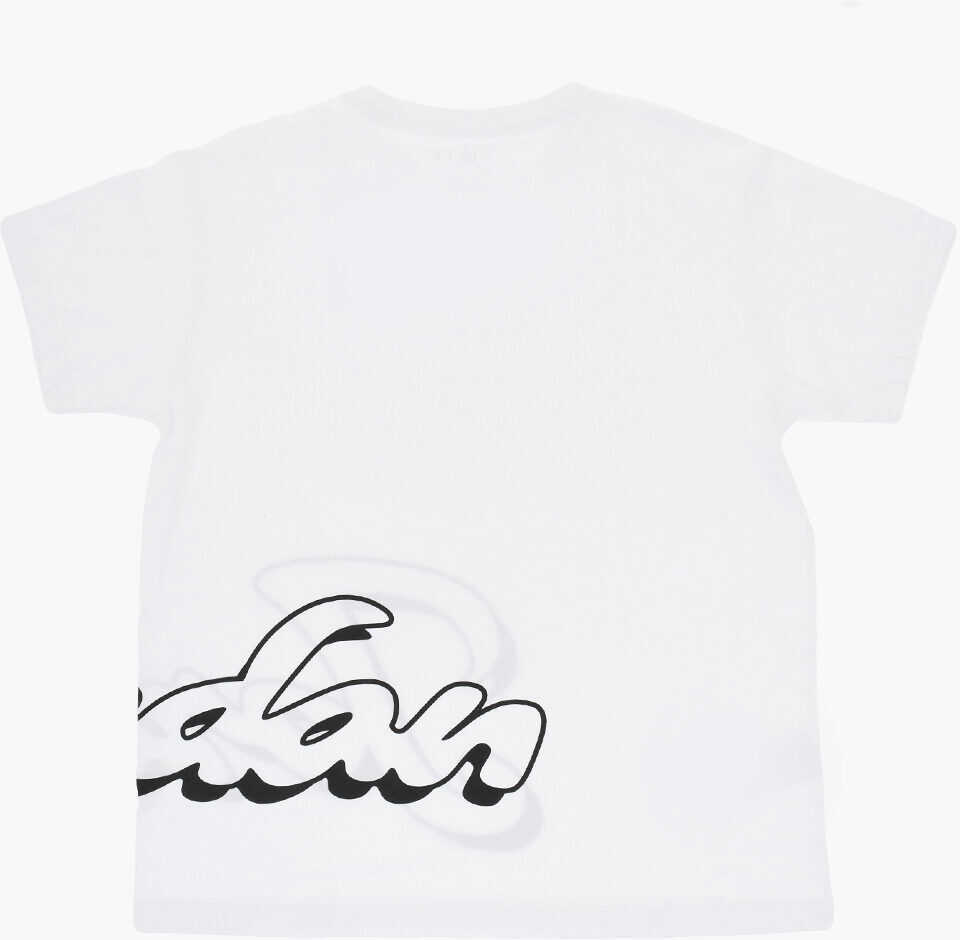 Tricouri Nike Air Jordan Solid Color Crew-Neck T-Shirt With Printed Logo White Baieti (BM 17032027) 2