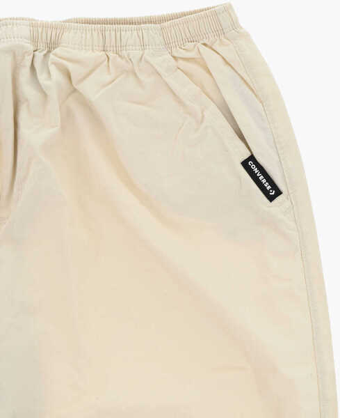 Pantaloni casual Converse Pantaloni Casual Parachute In Cotone Con Elastico In Vita Beige Baieti (BM 17032033) 2