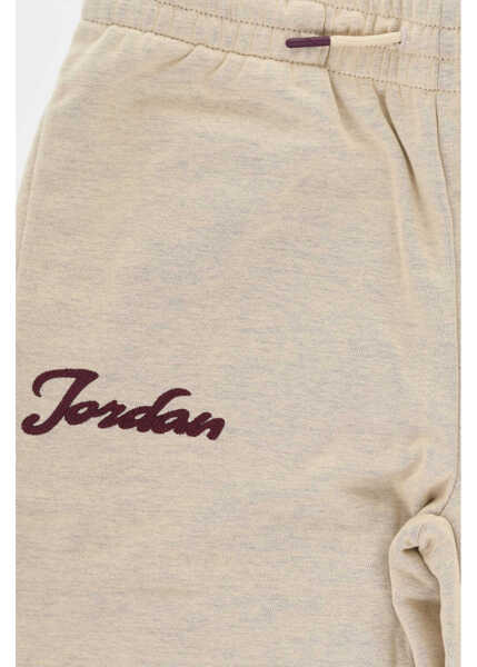 Pantaloni casual Nike Air Jordan Two-Tone Fleeced Cotton Meta-Enchantment Pants Beige Baieti (BM 17032045) 2