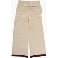 Pantaloni casual Nike pentru Baieti - Pantaloni casual Nike Air Jordan Two-Tone Fleeced Cotton Meta-Enchantment Pants Beige Baieti (BM 17032045) - B-mall.ro