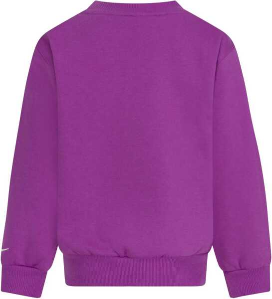 Bluze de trening Nike Solid Color Crew-Neck Sweatshirt With Contrasting Logo Pink Baieti (BM 17032048) 2