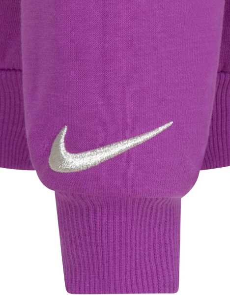 Bluze de trening Nike Solid Color Crew-Neck Sweatshirt With Contrasting Logo Pink Baieti (BM 17032048) 3