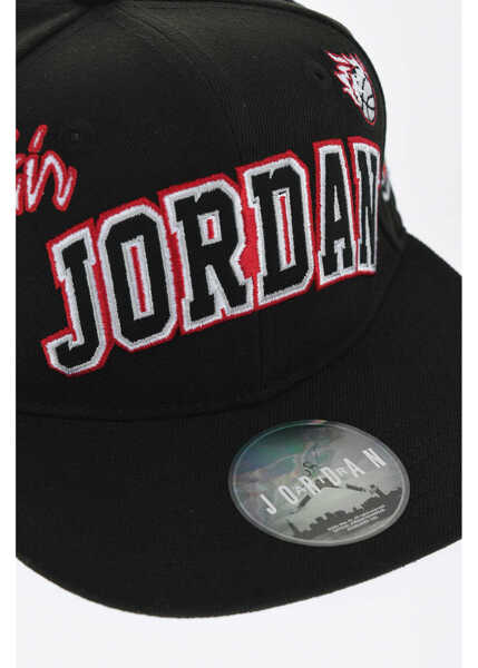 Caciuli Nike Air Jordan Solid Color Cap With Contrasting Patches Black Baieti (BM 17032075) 3