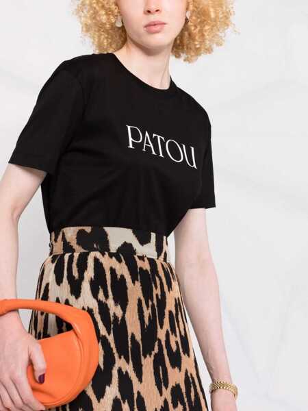 Tricouri Patou Logo Print T-Shirt BLACK Femei (BM 17032159) 3