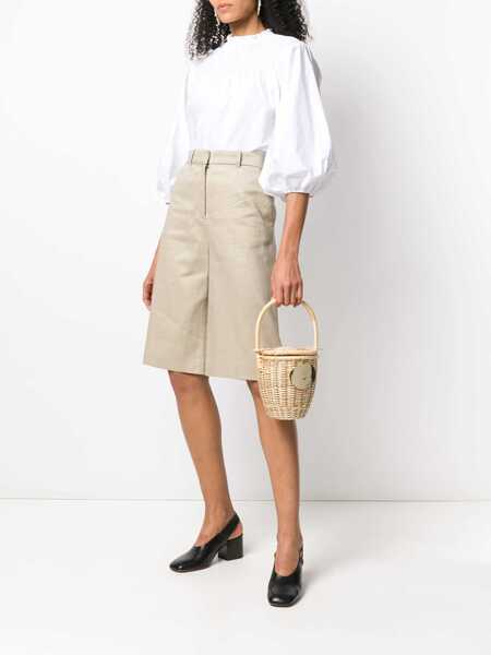 Genti de mana Patou Wicker Bucket Bag BEIGE Femei (BM 17032165) 2