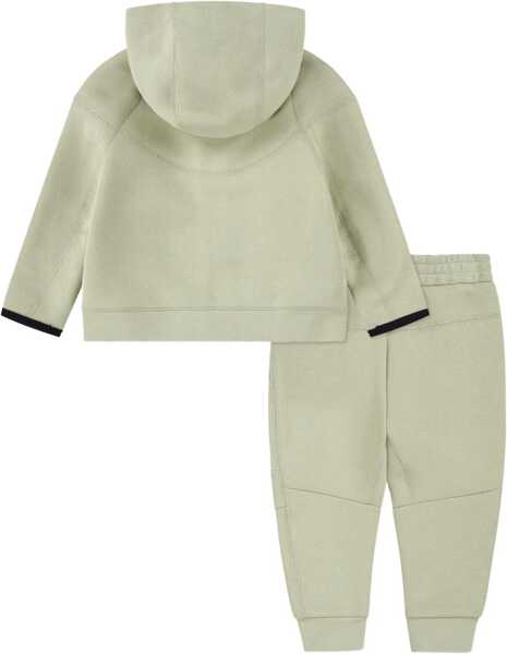 Pantaloni de trening Nike Solid Color Sweatshirt And Joggers Set With Contrasting Deta Green Baieti (BM 17032249) 2