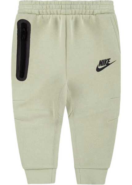 Pantaloni de trening Nike Solid Color Sweatshirt And Joggers Set With Contrasting Deta Green Baieti (BM 17032249) 4