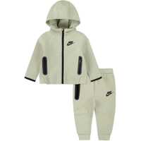 Pantaloni de trening Solid Color Sweatshirt And Joggers Set With Contrasting Deta Baieti