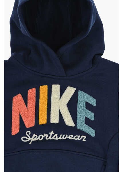 Bluze de trening Nike Fleeced Cotton Hoodie With Embossed Logo Blue Baieti (BM 17032252) 2