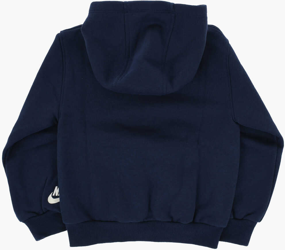 Bluze de trening Nike Fleeced Cotton Hoodie With Embossed Logo Blue Baieti (BM 17032252) 3