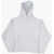 Nike Air Jordan Solid Color Brooklyn Hoodie With Patch Pocket White
