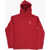 Nike Air Jordan Solid Color Hoodie With Embroidered Logo Red