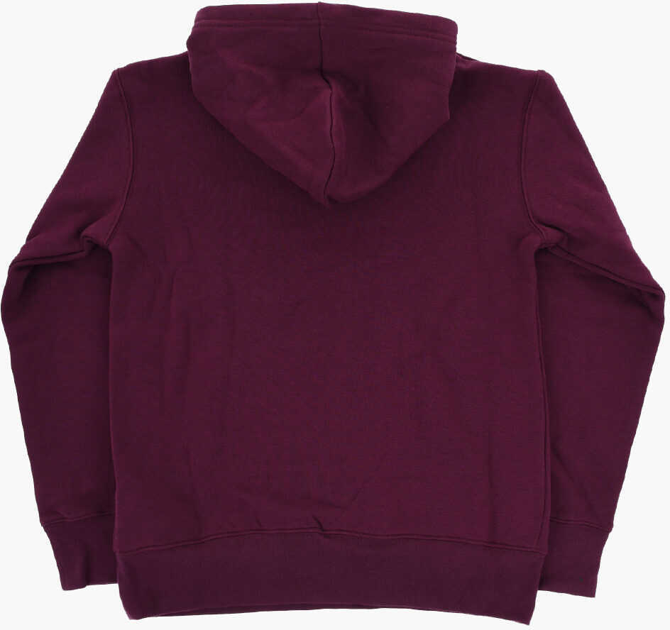 Bluze de trening Nike Air Jordan Fleeced Cotton Hoodie With Printed Logo Burgundy Baieti (BM 17032273) 3