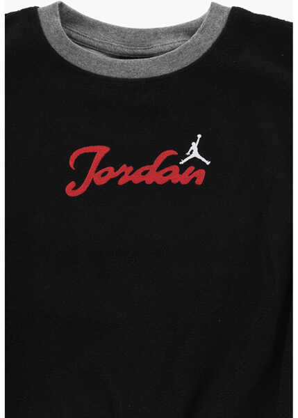 Bluze de trening Nike Air Jordan Crewneck Sweatshirt With External Fleece Black Baieti (BM 17032276) 2