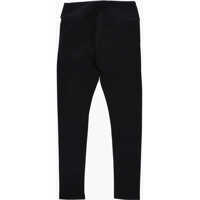Colanti pentru Fete - Colanti Nike Air Jordan Solid Color Leggings With Golden Effect Logo Black Fete (BM 17032285) - B-mall.ro