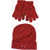 Nike Gloves And Beanie Set With All-Over Logo Red