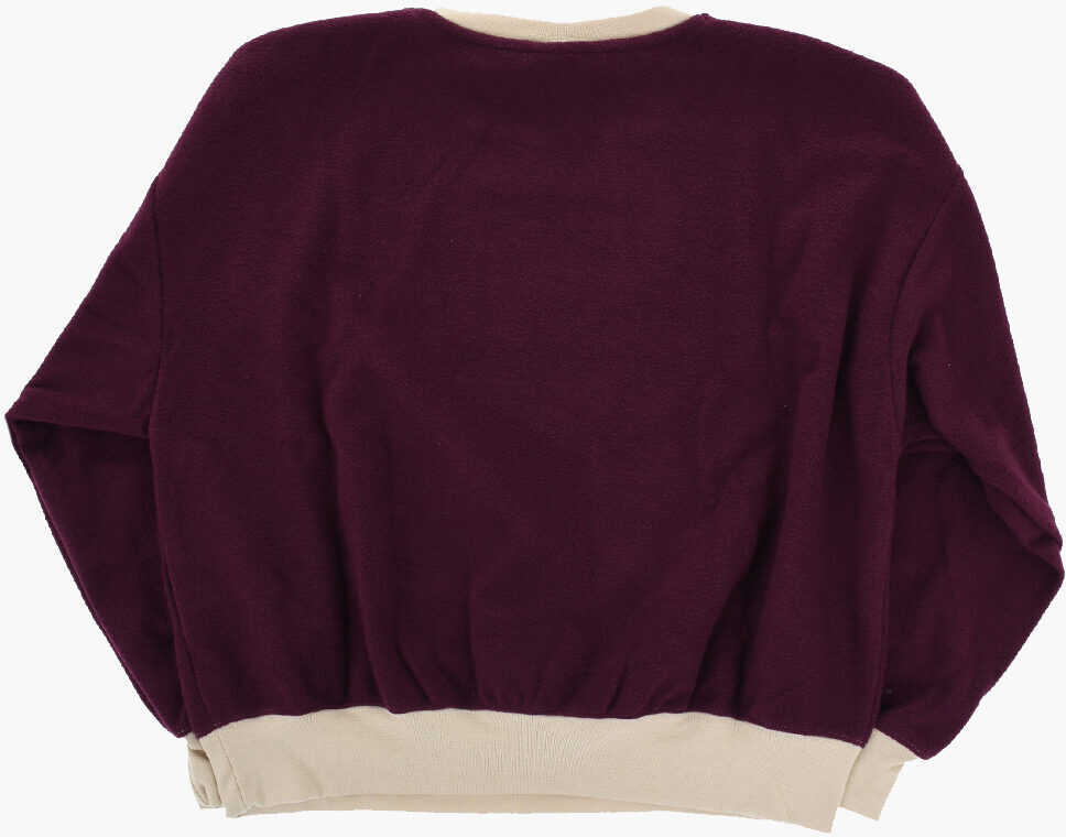 Bluze de trening Nike Air Jordan Crewneck Sweatshirt With External Fleece Burgundy Baieti (BM 17032303) 3