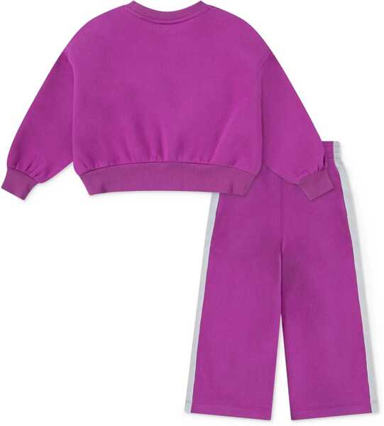 Pantaloni de trening Nike Fleeced Cotton Joggers And Crewneck Sweatshirt Set Pink Baieti (BM 17032306) 2