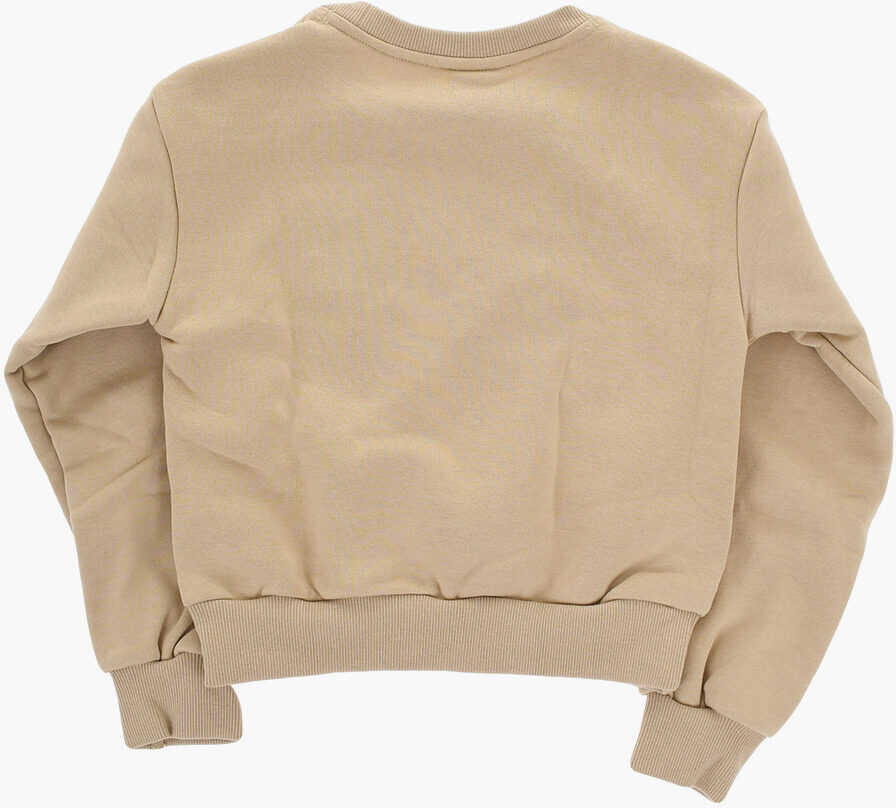 Pantaloni de trening Converse All Star Chcuk Taylor Brushed Cotton Joggers And Sweatshirt Beige Baieti (BM 17032321) 4