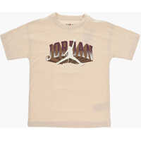 Tricouri Air Jordan Solid Color Crewneck T-Shirt With Printed Logo Baieti