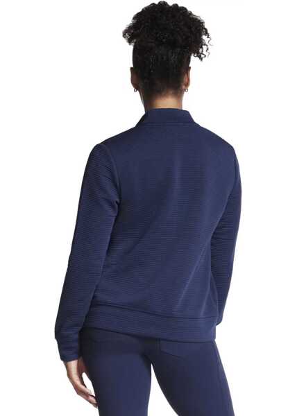 Bluze SKECHERS Go Walk Everywhere Full Zip Hoodless Navy Femei (BM 17032357) 2