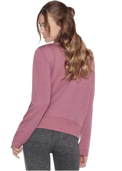 Bluze de trening SKECHERS Hoodless Hoodie Skechcloud Jacket Purple Femei (BM 17032366) 2