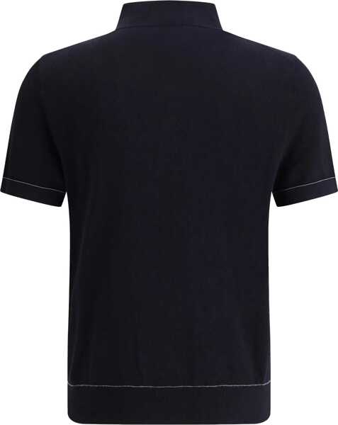 Tricouri Polo BRIONI Polo Shirt NAVY/GRAPHITE Barbati (BM 17032555) 2