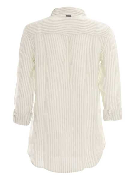 Camasi Barbour MARINE SHIRT Beige Femei (BM 17032593) 2