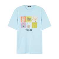 Tricouri Versace Cotton Crew-Neck T-Shirt Barbati